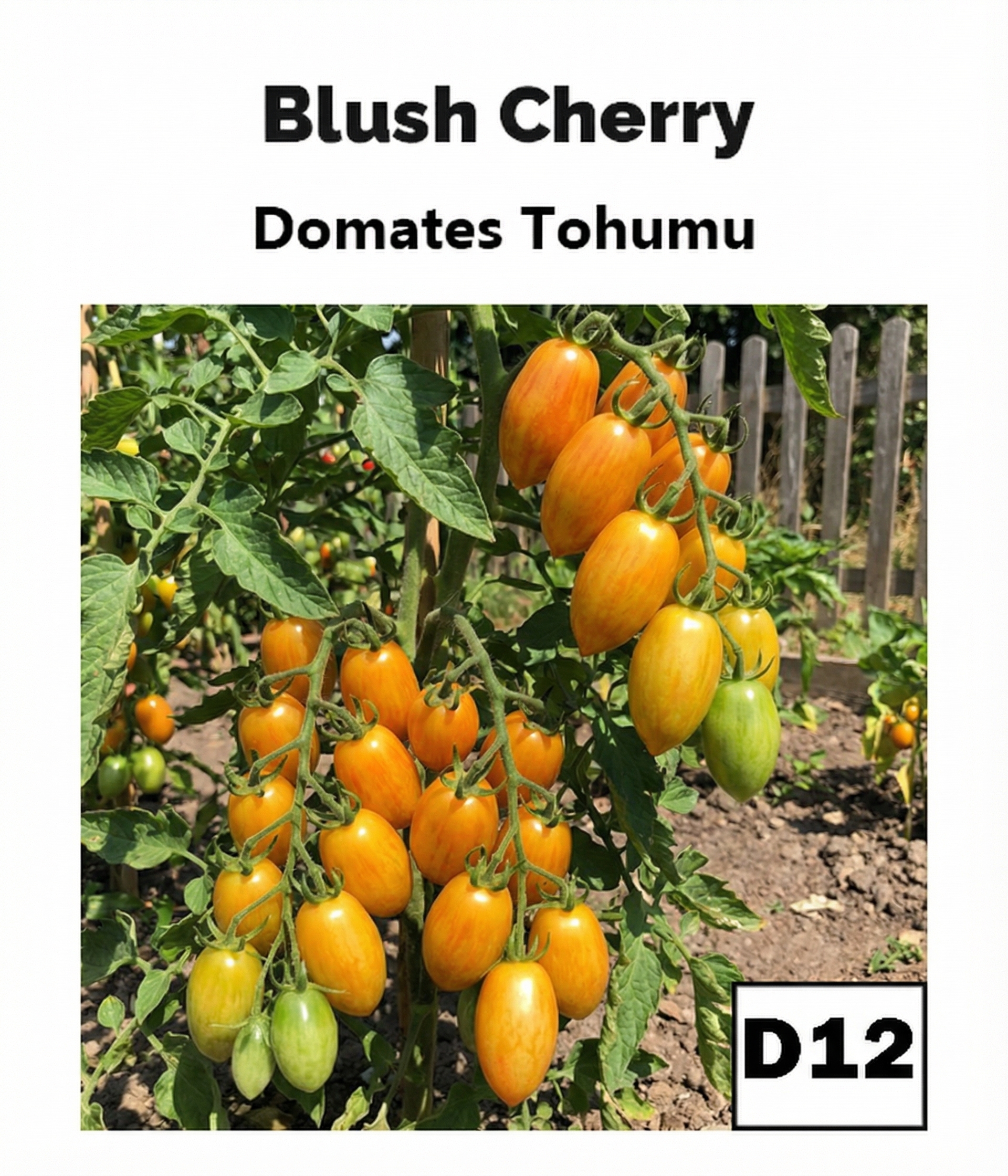 Blush – Kırmızı Çizgili Altın Çeri Domates - AdaFide