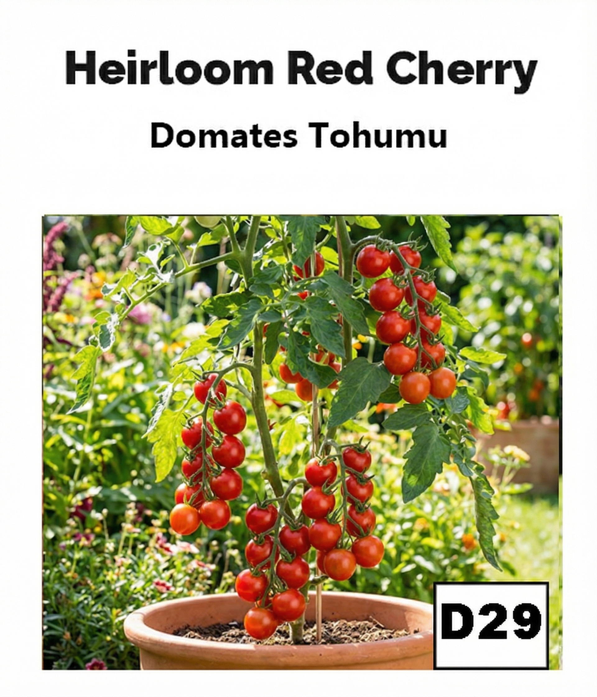 Eski Tip Kırmızı Çeri – Klasik Heirloom Domates - AdaFide